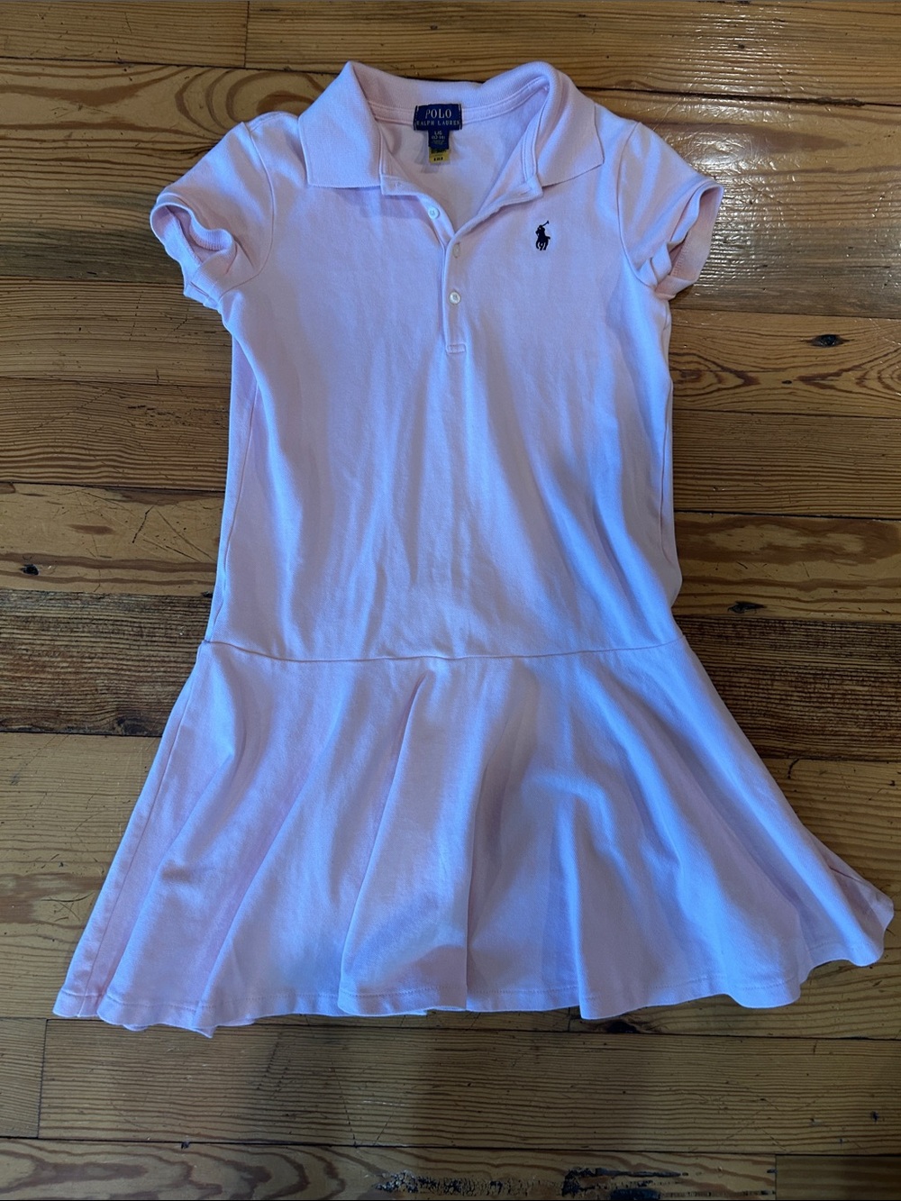 Ralph Lauren Light Pink Polo Dress with Pony Logo